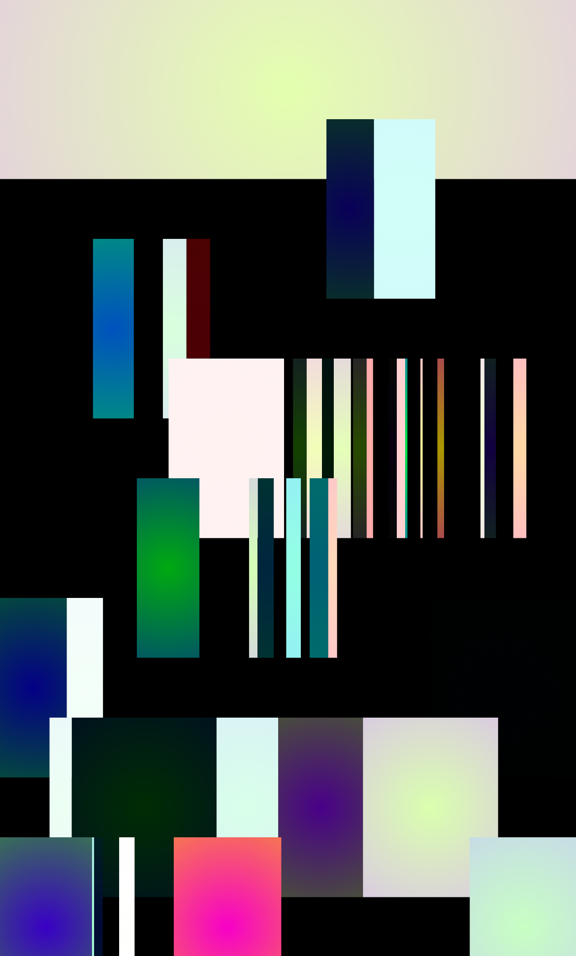 Color rules with radial gradients